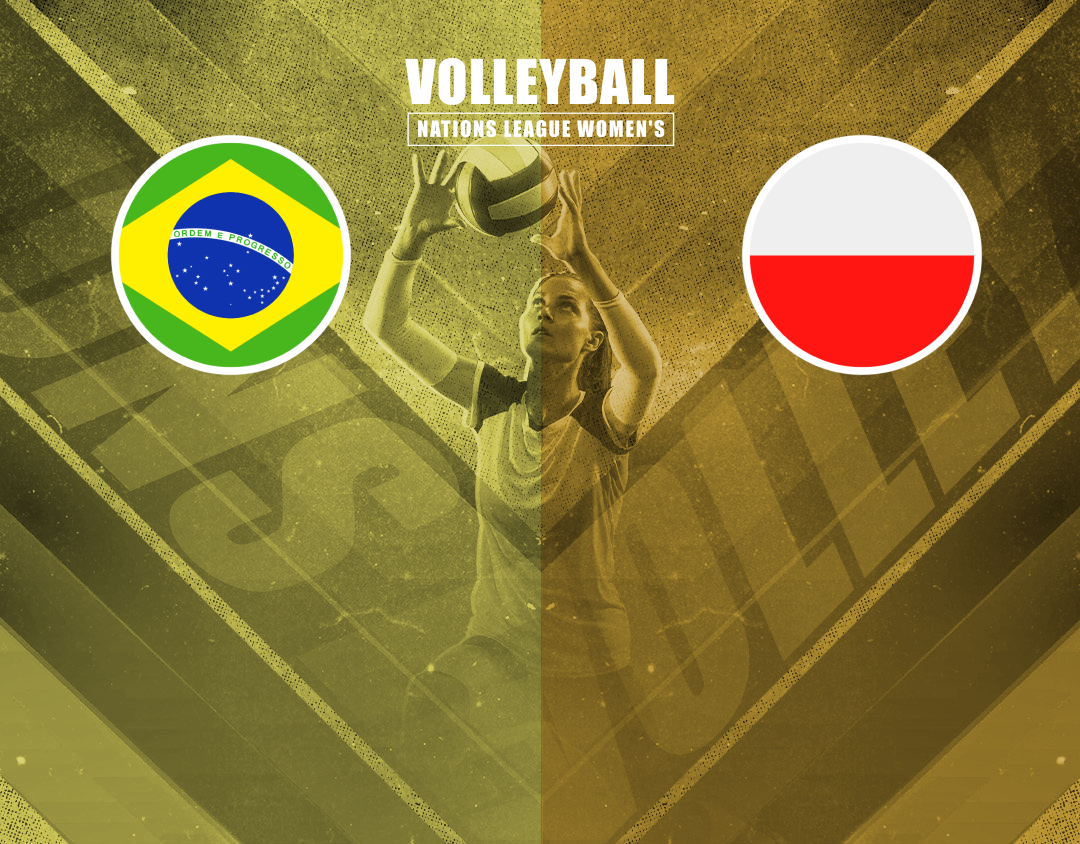 Match #72 of volleyball nations league women's banner