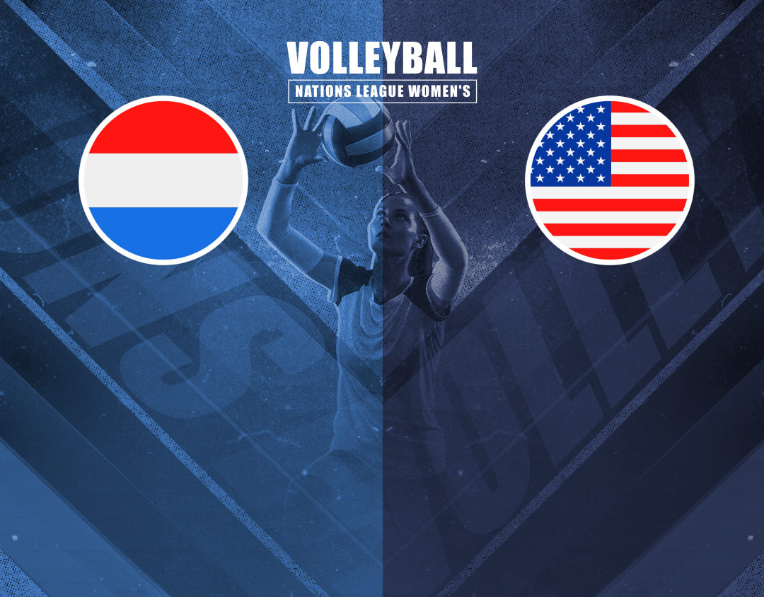 Match #73 of volleyball nations league women's banner