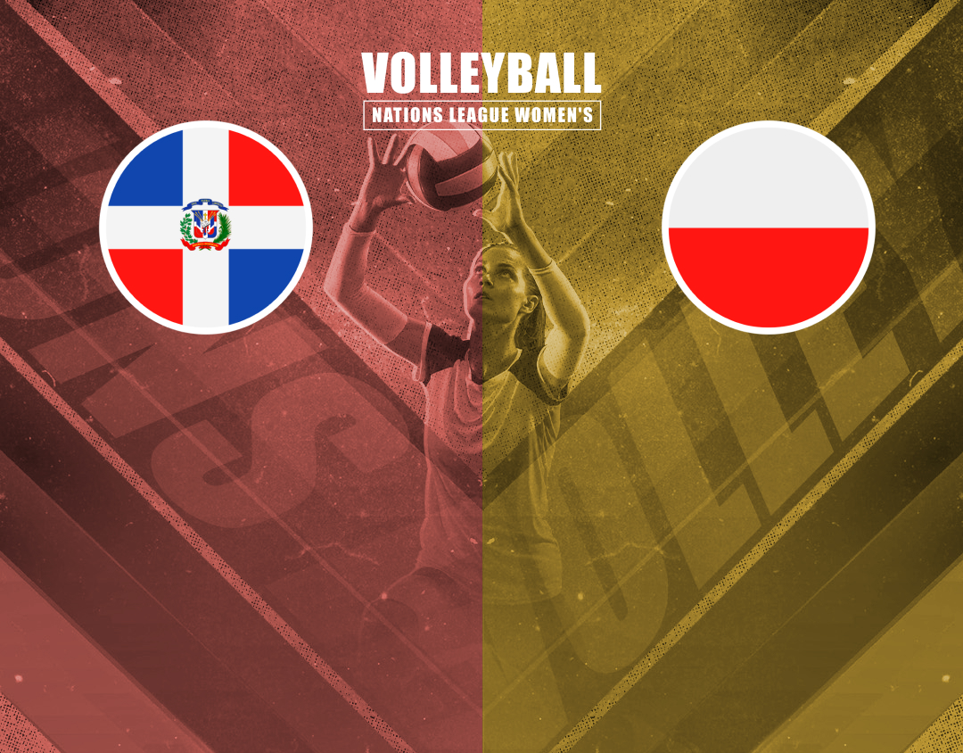 Match #82 of volleyball nations league women's banner