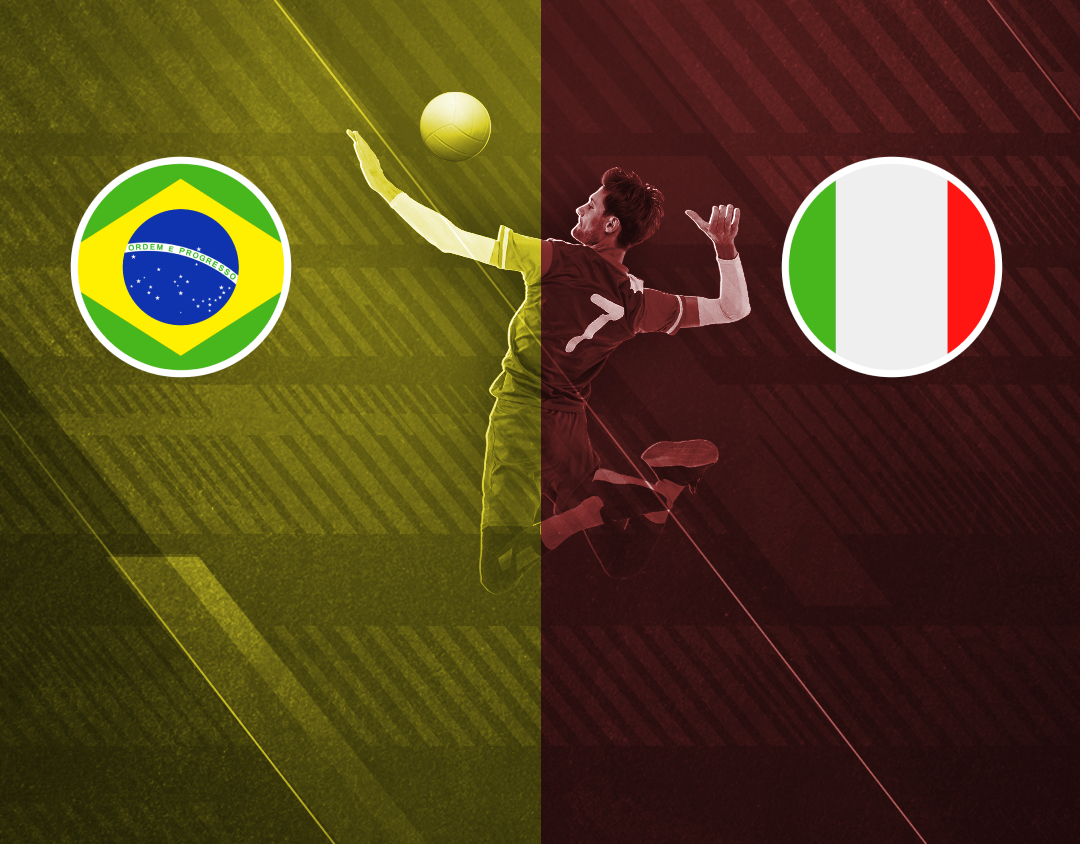 Match #34 of volleyball nations league men's banner