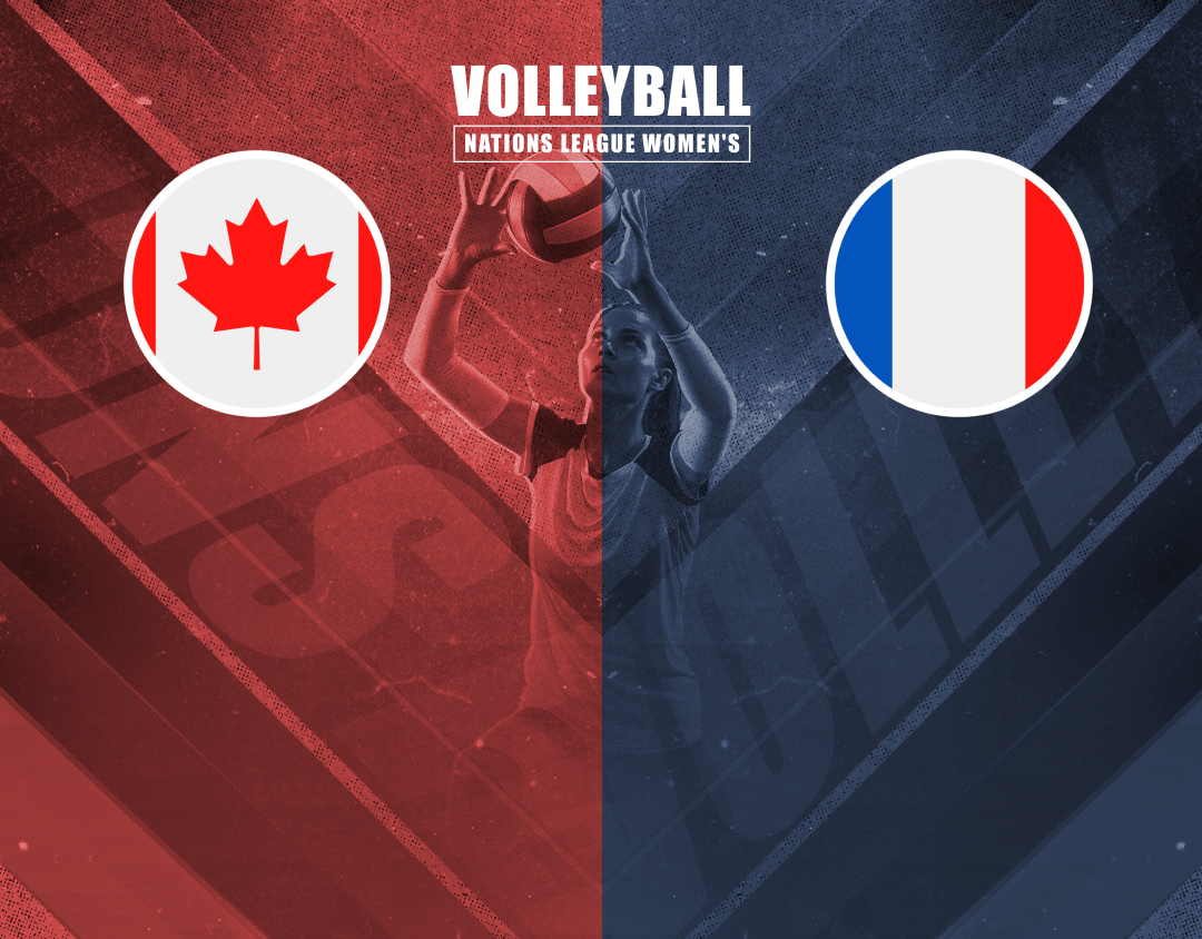 Match #85 of volleyball nations league women's banner