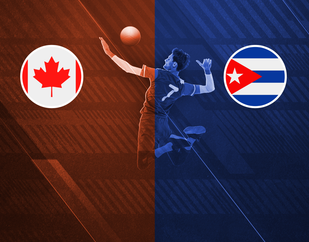 Match #43 of volleyball nations league men's banner