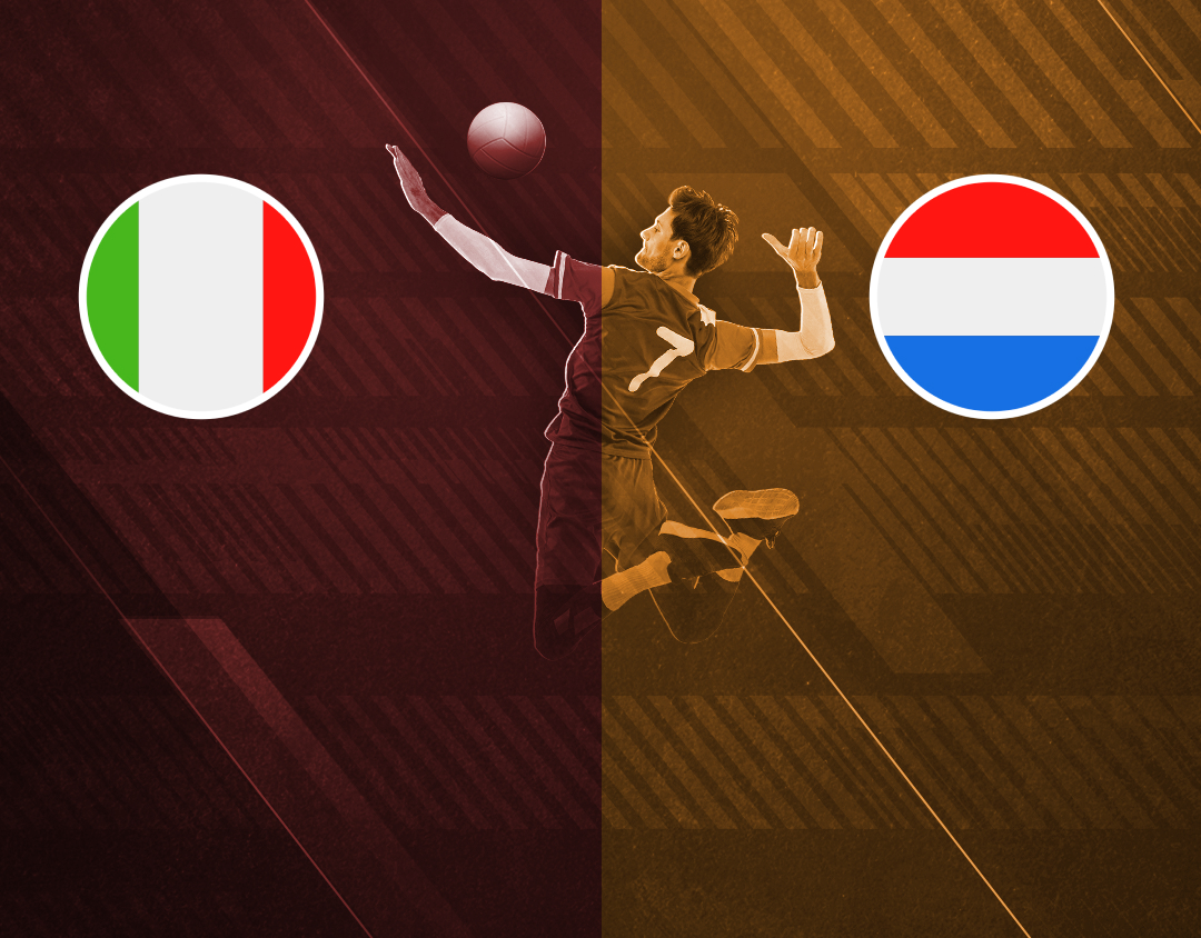 Match #68 of volleyball nations league men's banner