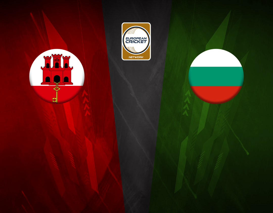 Match 1 of continental cup t20i, 2024: gibraltar vs bulgaria banner