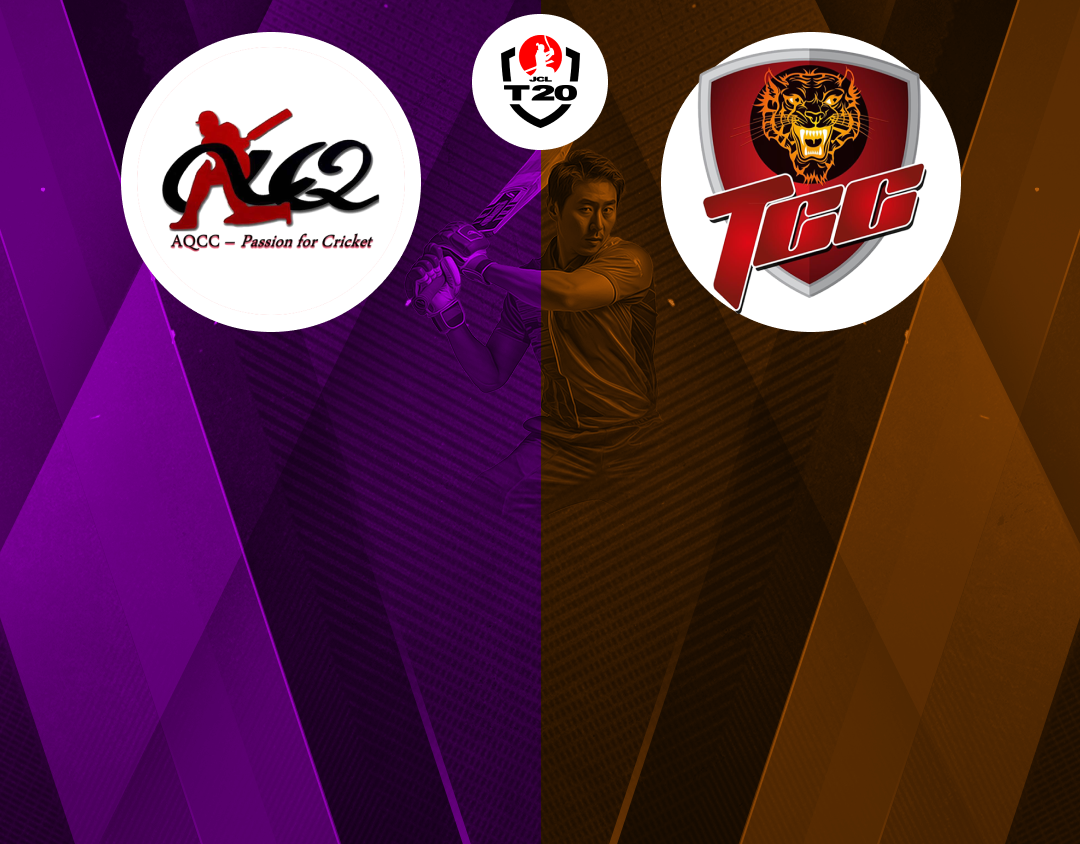 Match 4 of jcl t20, 2024: alpha quashers yokohama vs tigers cricket club banner