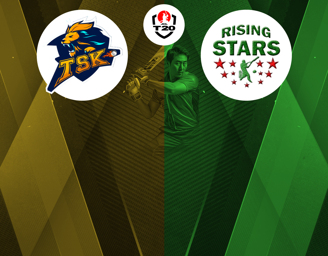 Match 6 of jcl t20, 2024: tokyo star kings vs rising stars banner