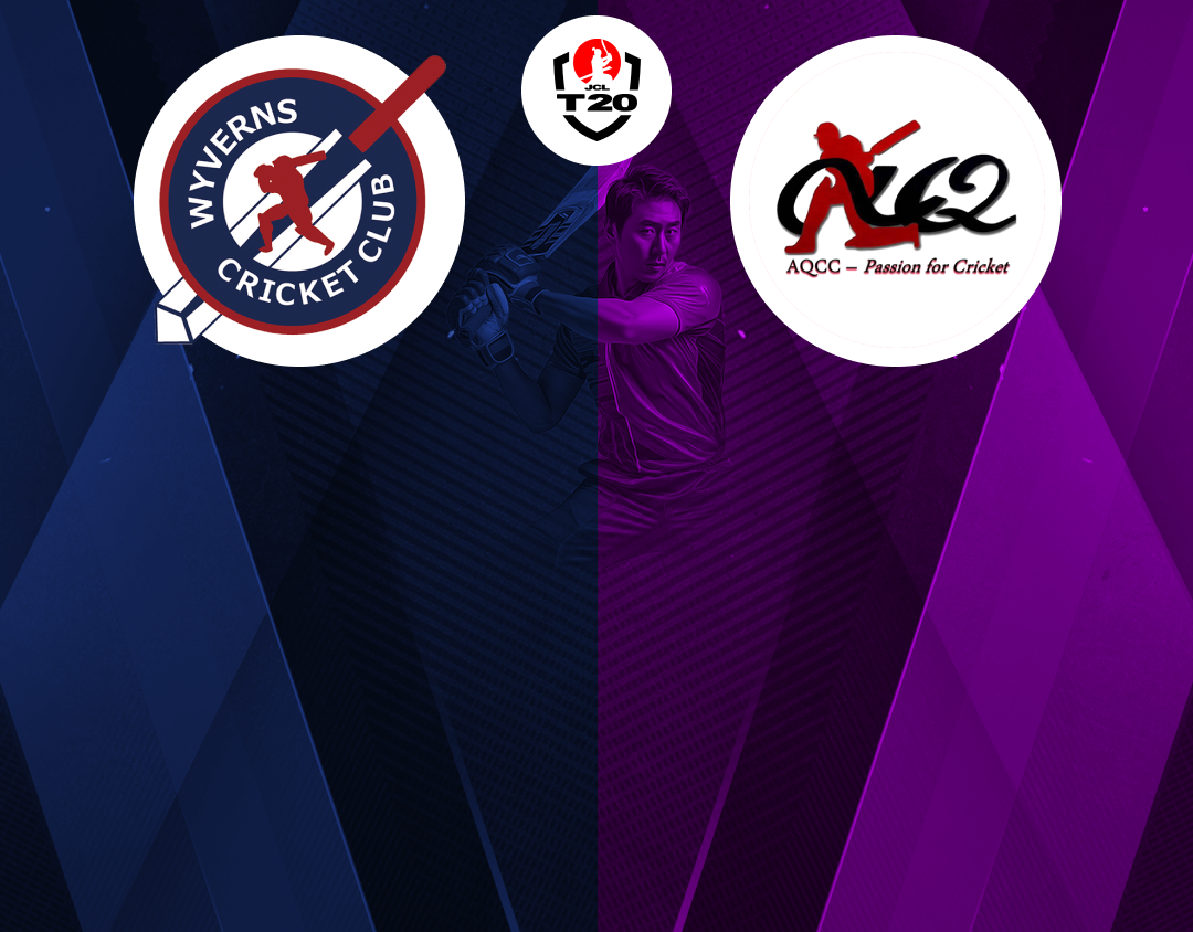 Match 20 of jcl t20, 2024: wyverns cricket club vs alpha quashers yokohama banner