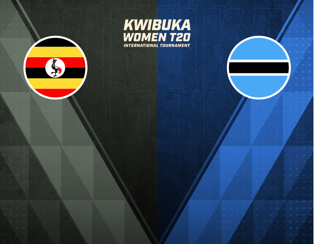 Match 3 of kwibuka women's t20i tournament, 2024: uganda women vs botswana women banner