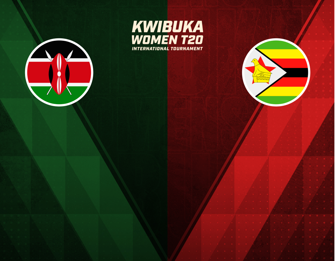Match 4 of kwibuka women's t20i tournament, 2024: kenya women vs zimbabwe a women banner