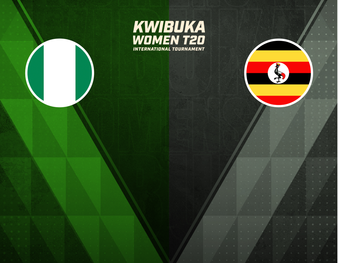 Match 5 of kwibuka women's t20i tournament, 2024: nigeria women vs uganda women banner