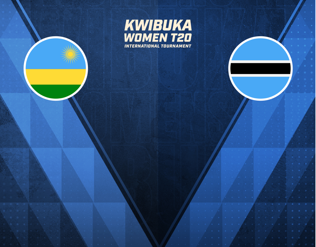 Match 8 of kwibuka women's t20i tournament, 2024: rwanda women vs botswana women banner