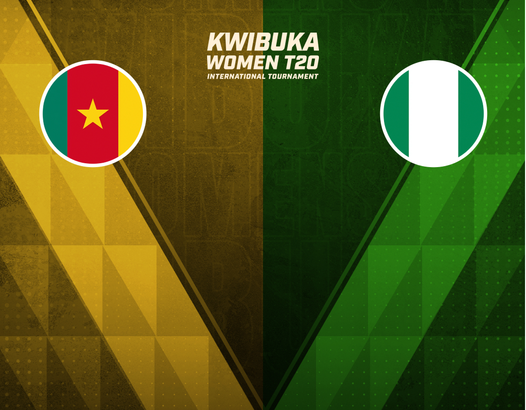 Match 10 of kwibuka women's t20i tournament, 2024: cameroon women vs nigeria women banner