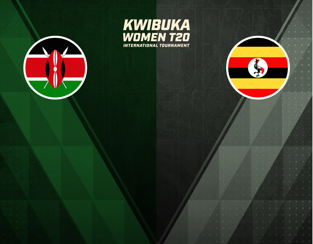 Match 18 of kwibuka women's t20i tournament, 2024: kenya women vs uganda women banner