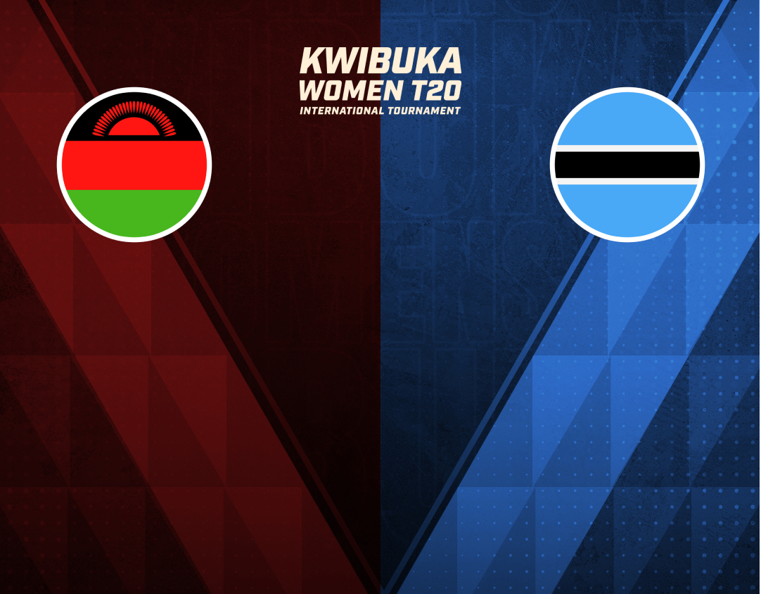 Match 22 of kwibuka women's t20i tournament, 2024: malawi women vs botswana women banner
