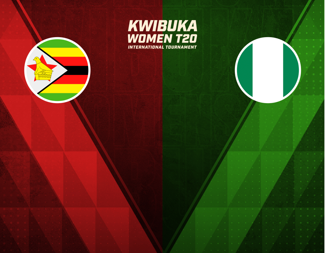 Match 24 of kwibuka women's t20i tournament, 2024: zimbabwe a women vs nigeria women banner