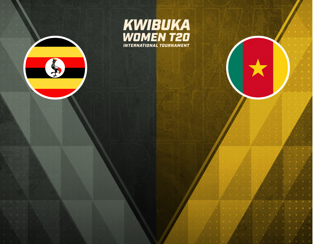 Match 27 of kwibuka women's t20i tournament, 2024: uganda women vs cameroon women banner