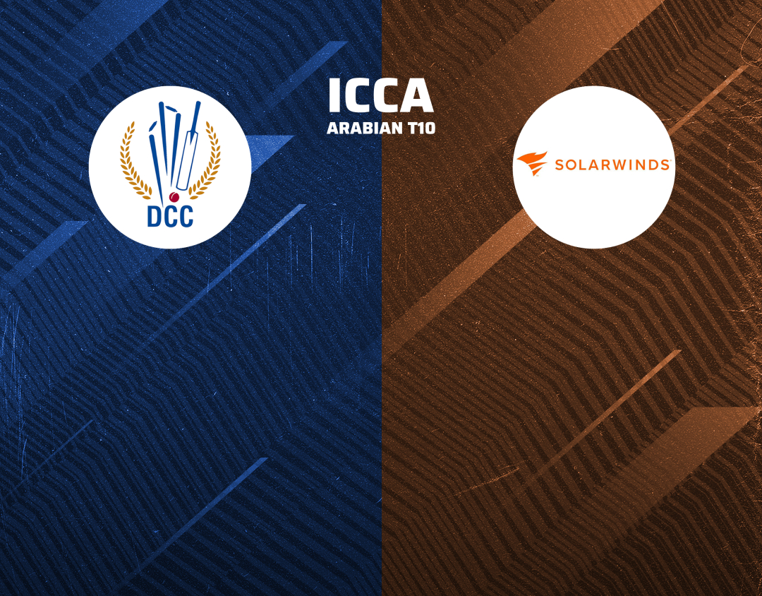 Match 9 of icca arabian t10, 2024: dcc starlets vs spades real estate banner
