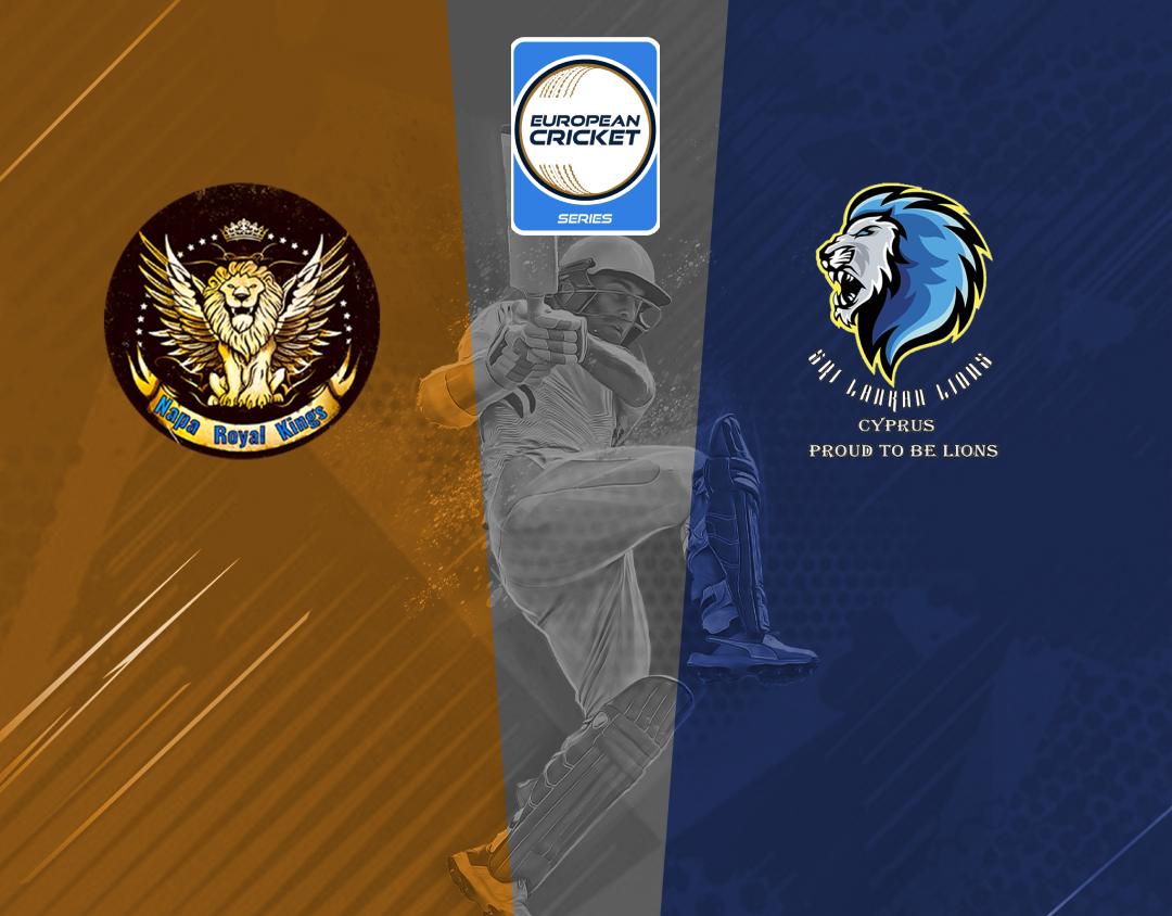 Match 5 of ecs cyprus, encore, 2024: royal cc vs sri lankan lions banner