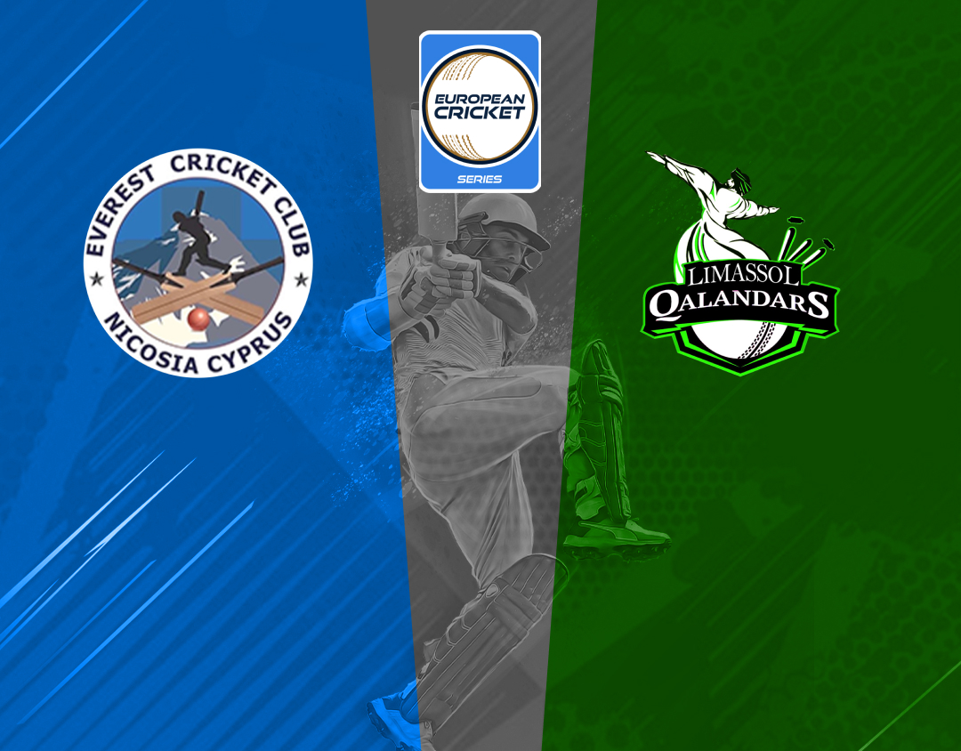 Match 6 of ecs cyprus, encore, 2024: everest vs limassol qalandars banner