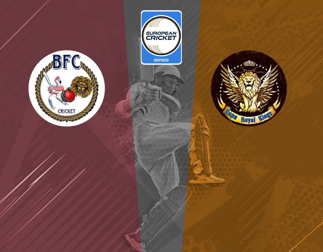 Match 13 of ecs cyprus, encore, 2024: bf cyprus vs royal cc banner