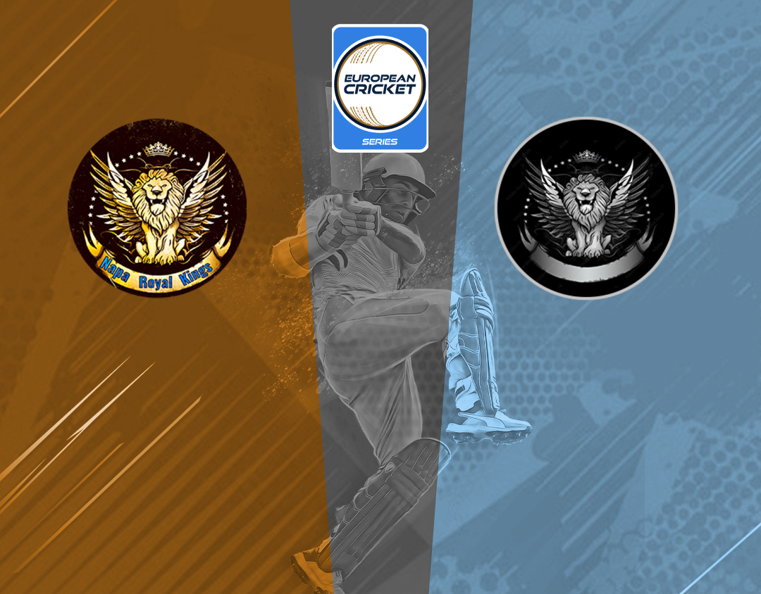 Match 14 of ecs cyprus, encore, 2024: royal cc vs napa kings banner