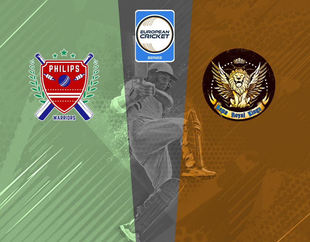 Match 16 of ecs cyprus, encore, 2024: philips warrior vs royal cc banner