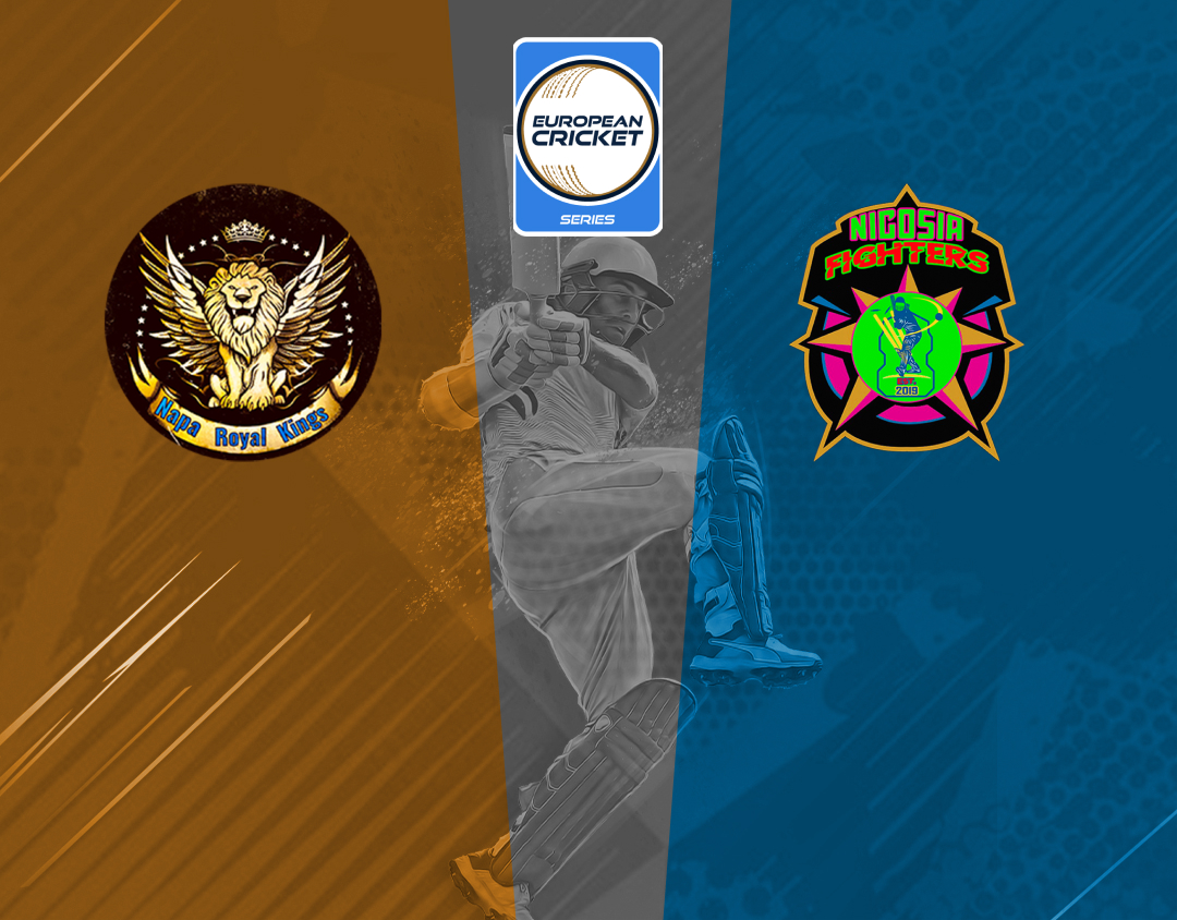 Match 18 of ecs cyprus, encore, 2024: royal cc vs nicosia fighters banner