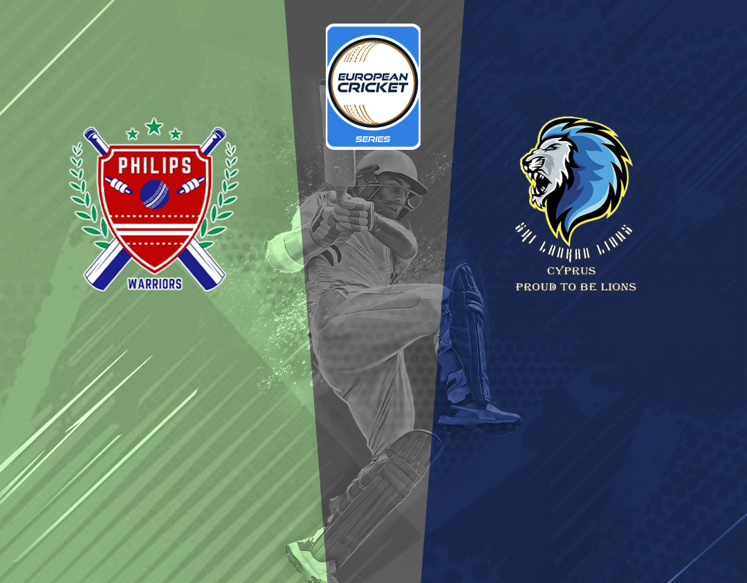 Match 21 of ecs cyprus, encore, 2024: philips warrior vs sri lankan lions banner