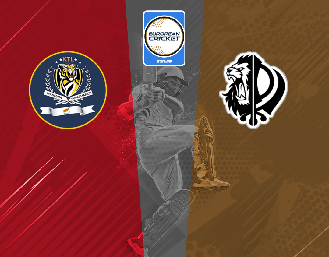 Match 33 of ecs cyprus, encore, 2024: kipro tigers limassol vs sher-e-punjab banner