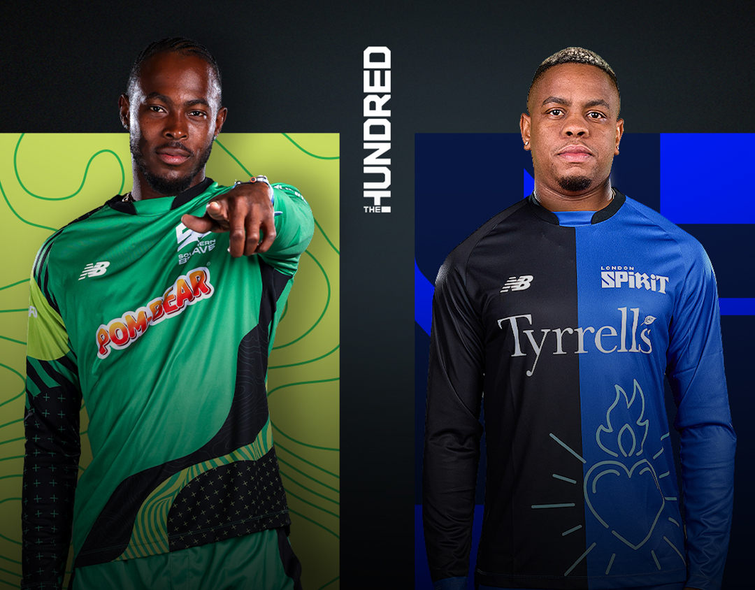 Match 2 of the hundred, 2024: southern brave vs london spirit banner