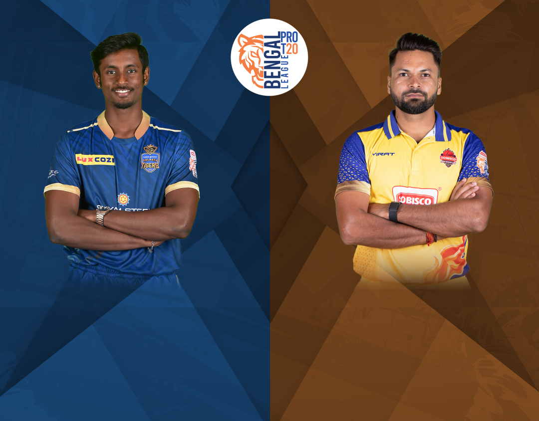Semi final 1 of bengal pro t20 league, 2024: sobisco smashers malda vs lux shyam kolkata tigers banner