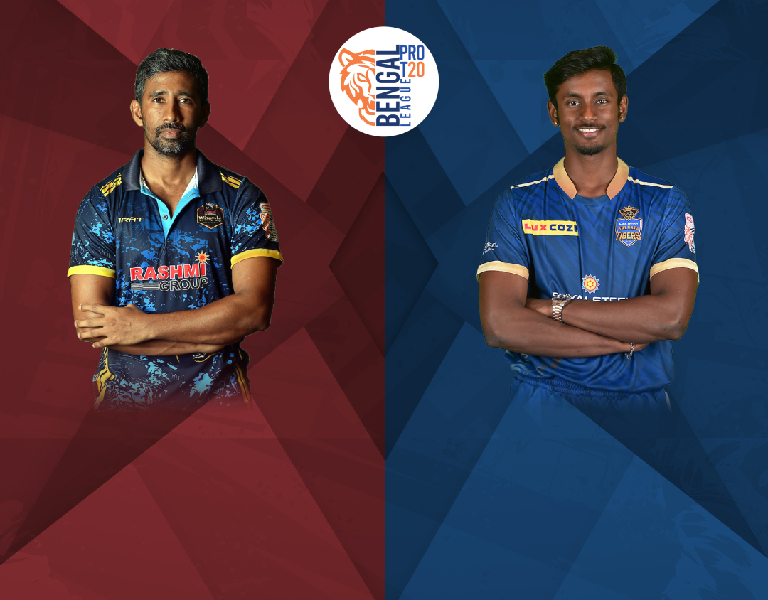 Match 10 of bengal pro t20 league, 2024: rashmi medinipur wizards vs lux shyam kolkata tigers banner
