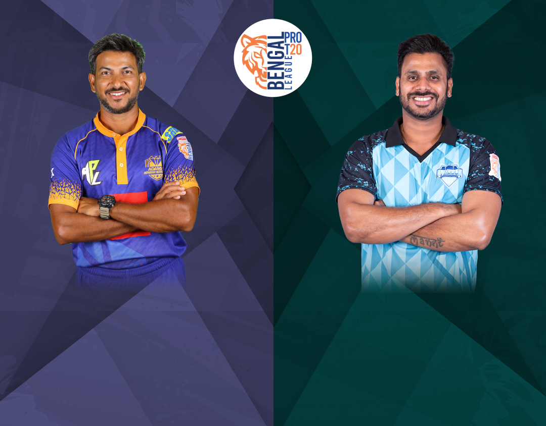 Match 12 of bengal pro t20 league, 2024: adamas howrah warriors vs harbour diamonds banner