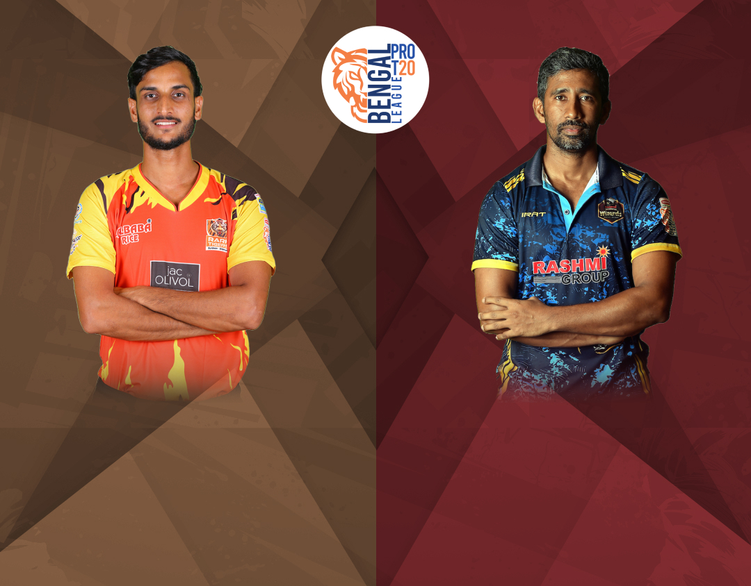Match 15 of bengal pro t20 league, 2024: shrachi rarh tigers vs rashmi medinipur wizards banner