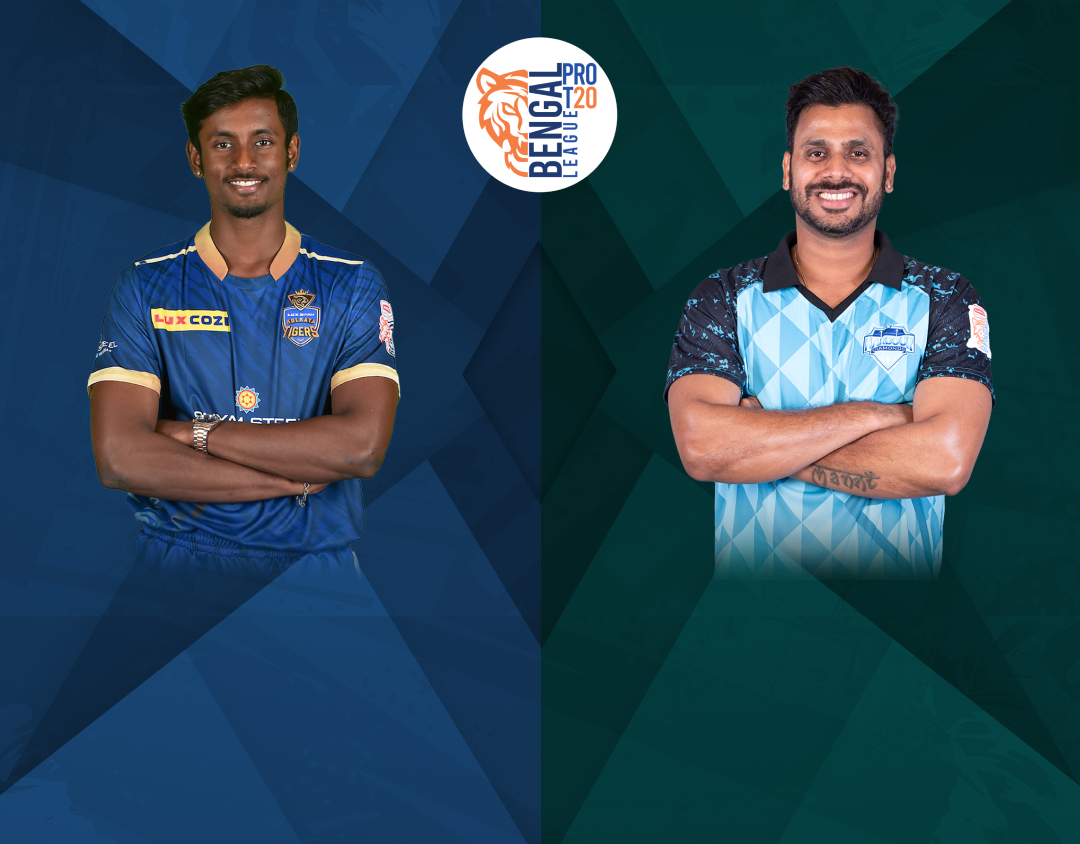 Match 16 of bengal pro t20 league, 2024: lux shyam kolkata tigers vs harbour diamonds banner