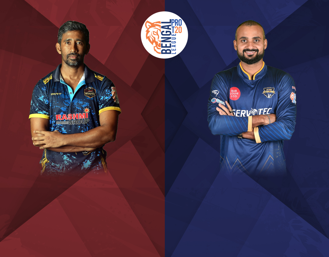 Match 21 of bengal pro t20 league, 2024: rashmi medinipur wizards vs servotech siliguri strikers banner