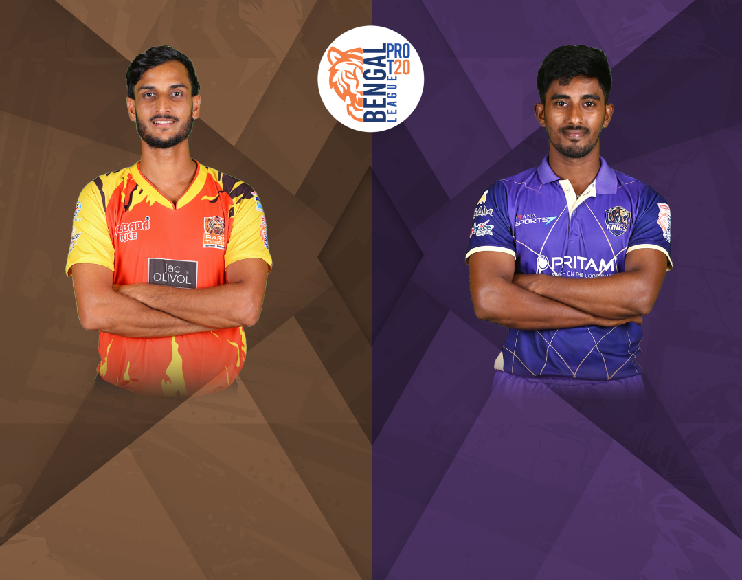 Match 28 of bengal pro t20 league, 2024: shrachi rarh tigers vs murshidabad kings banner