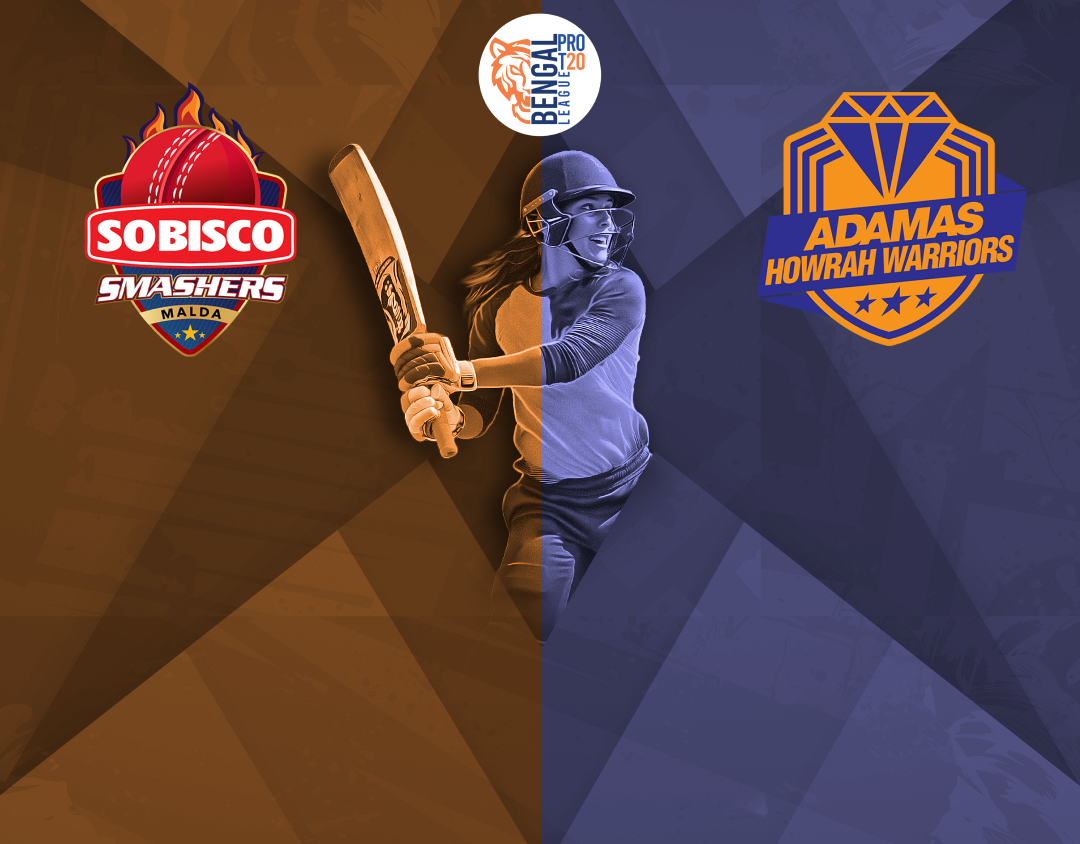 Match 11 of bengal womens pro t20 league, 2024: sobisco smashers malda womens vs adamas howrah warriors womens banner