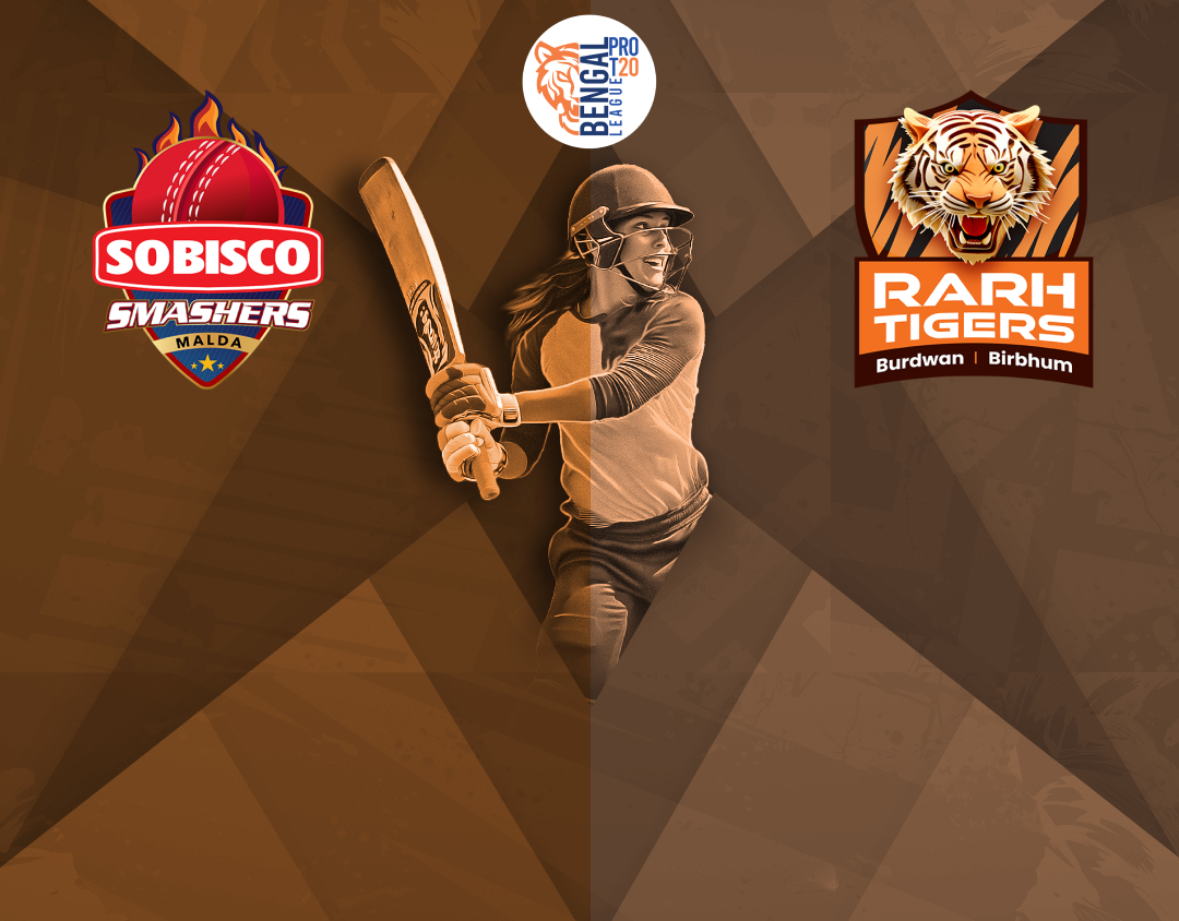 Match 17 of bengal womens pro t20 league, 2024: sobisco smashers malda womens vs shrachi rarh tigers womens banner
