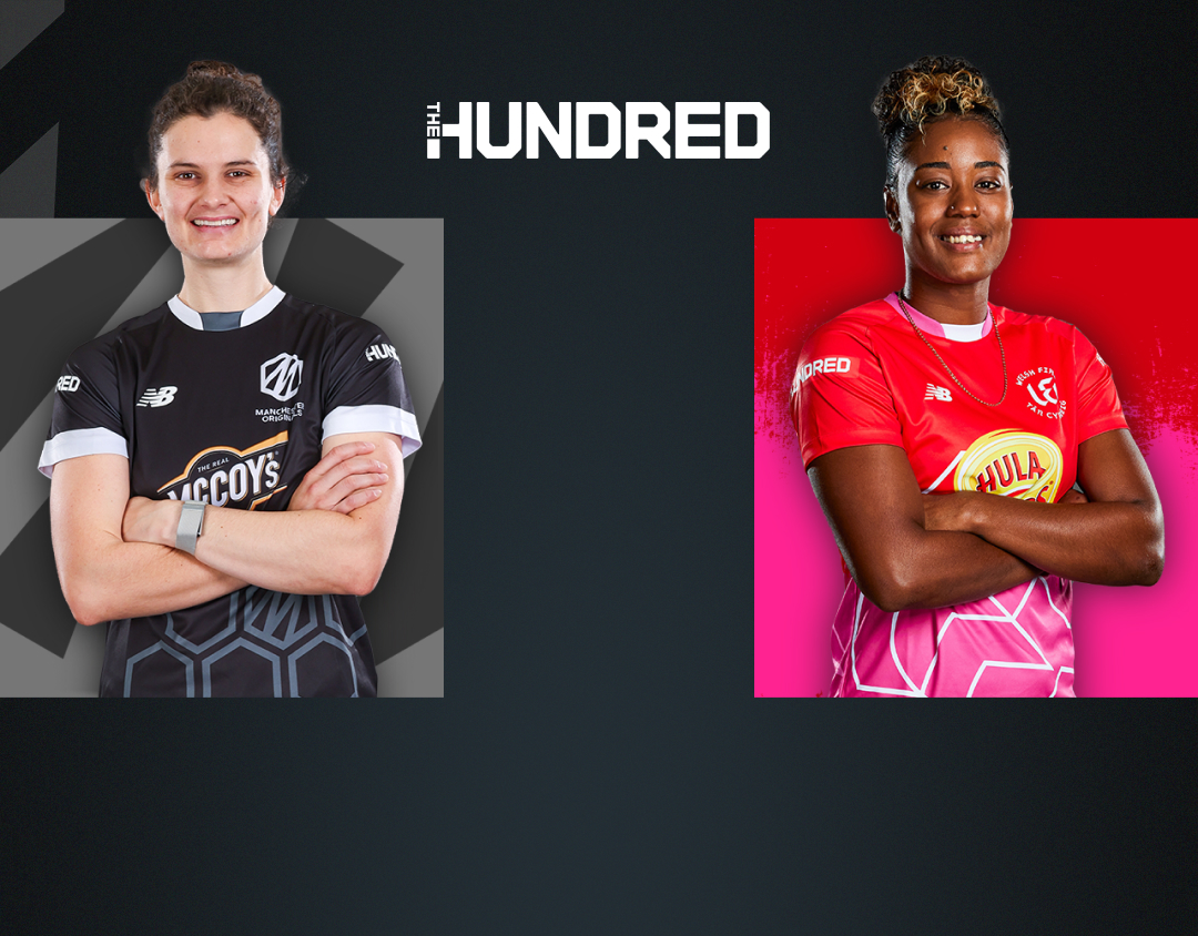 Match 3 of the hundred women, 2024: manchester originals women vs welsh fire women banner