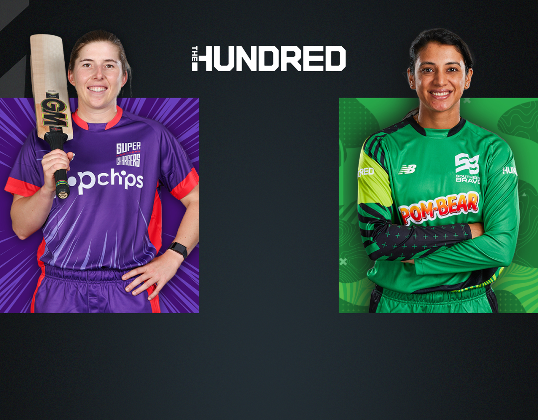 Match 8 of the hundred women, 2024: northern superchargers women vs southern brave women banner