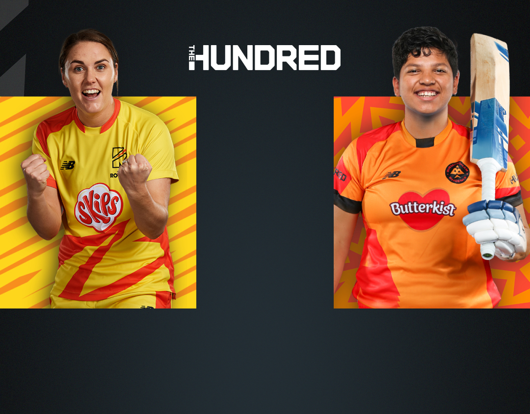 Match 9 of the hundred women, 2024: trent rockets women vs birmingham phoenix women banner