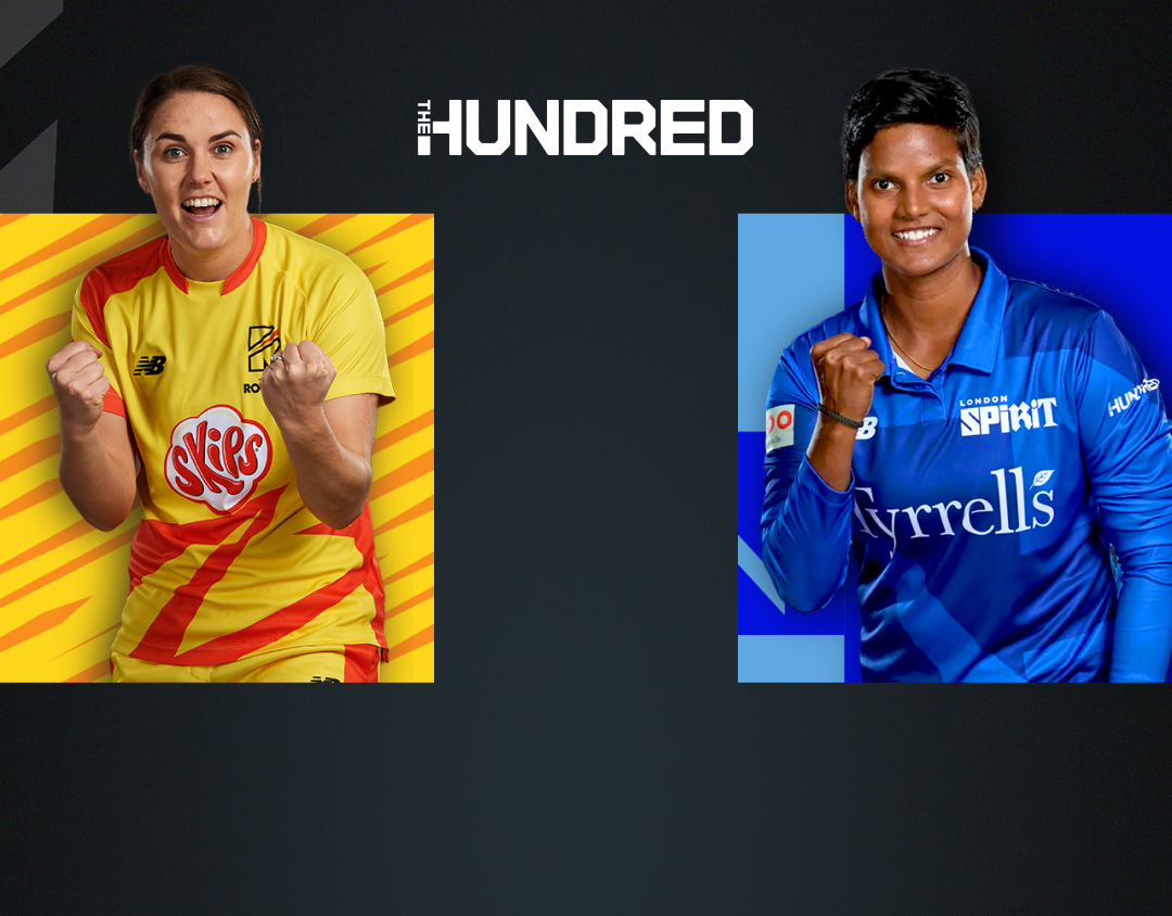 Match 20 of the hundred women, 2024: trent rockets women vs london spirit women banner