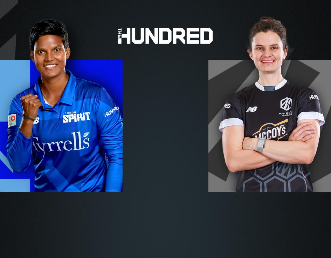 Match 23 of the hundred women, 2024: london spirit women vs manchester originals women banner