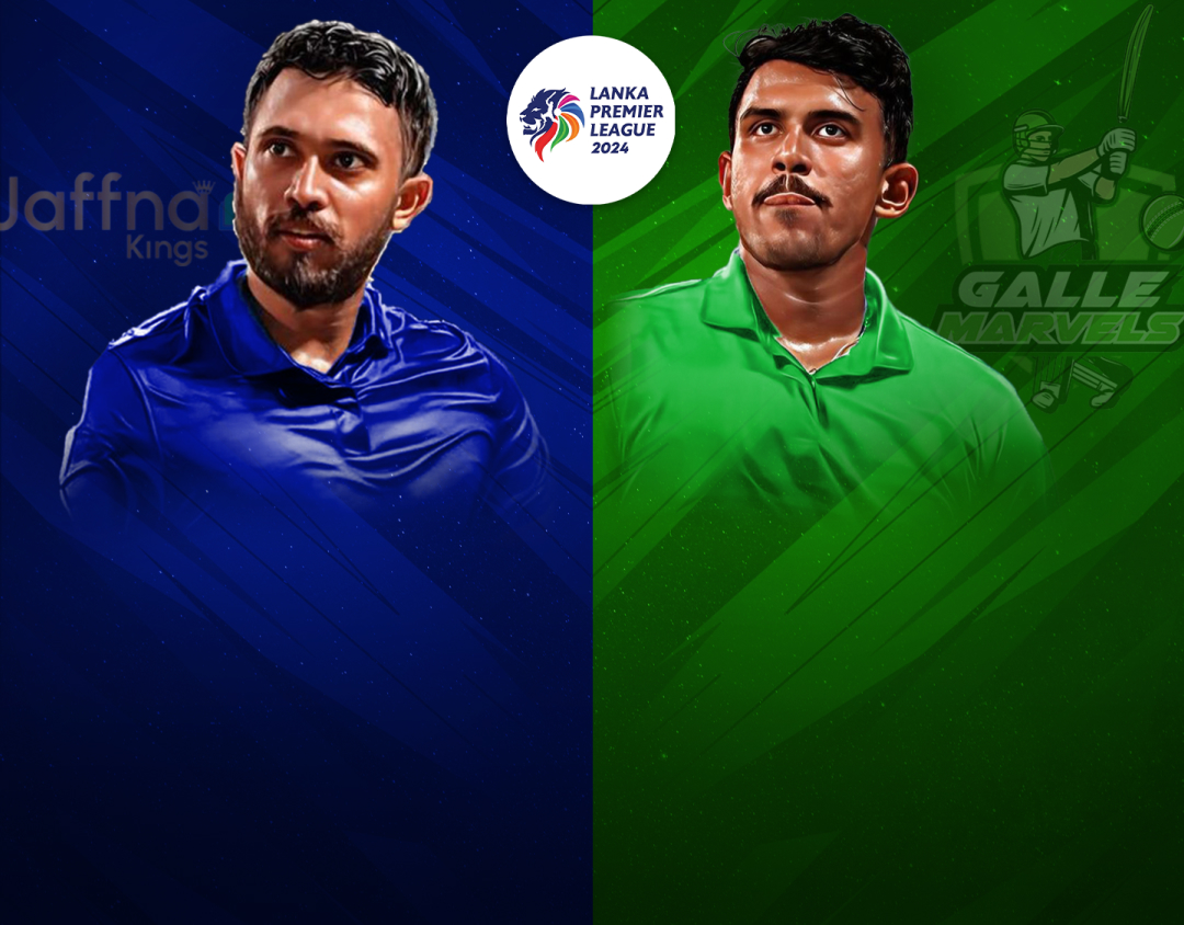 Match 2 of lanka premier league, 2024: jaffna kings vs galle marvels banner