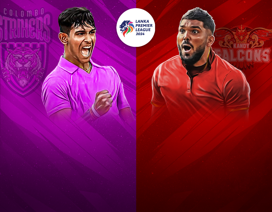 Match 3 of lanka premier league, 2024: colombo strikers vs kandy falcons banner