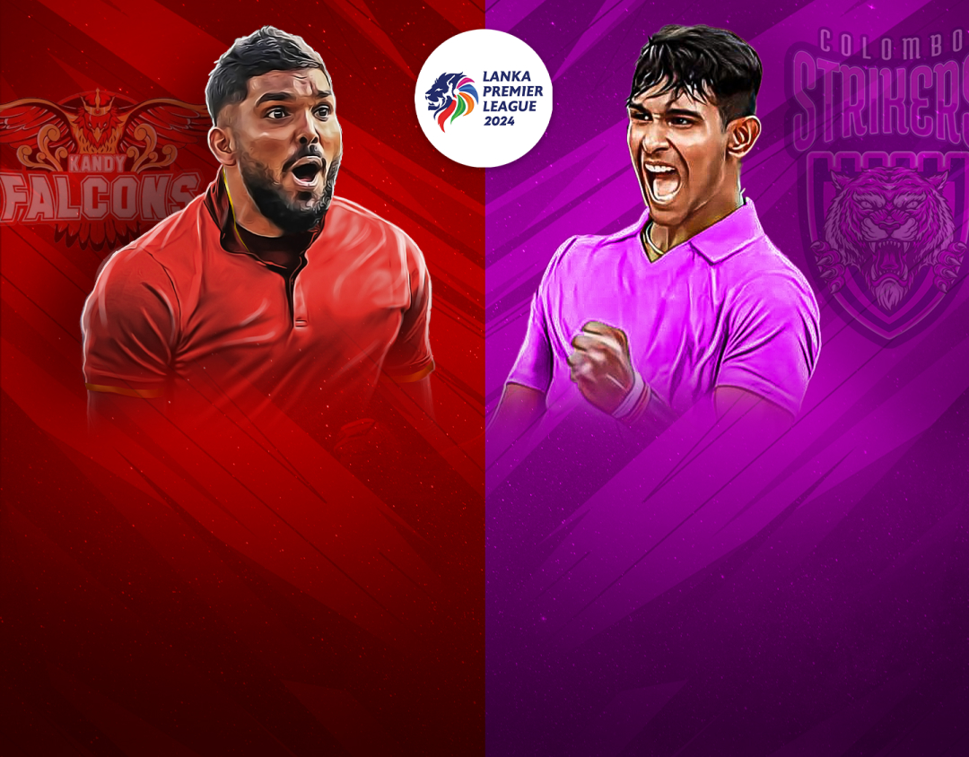 Match 7 of lanka premier league, 2024: kandy falcons vs colombo strikers banner