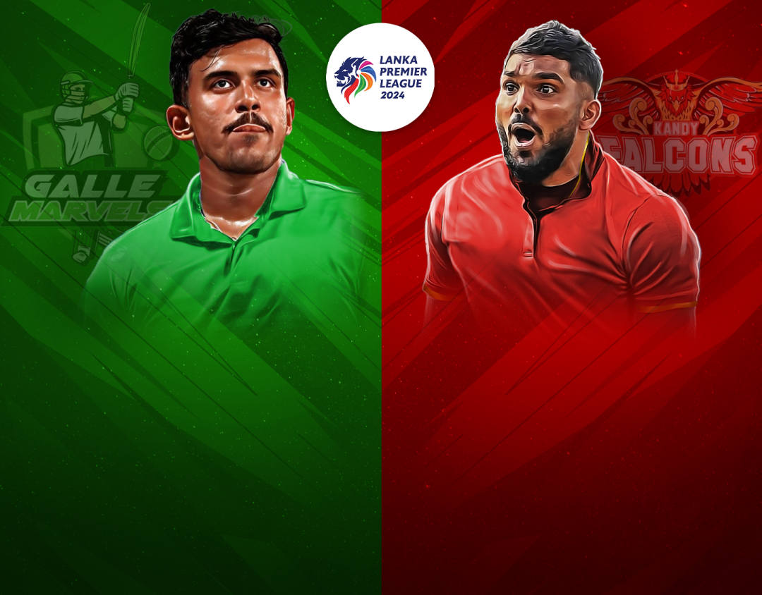 Match 9 of lanka premier league, 2024: galle marvels vs kandy falcons banner