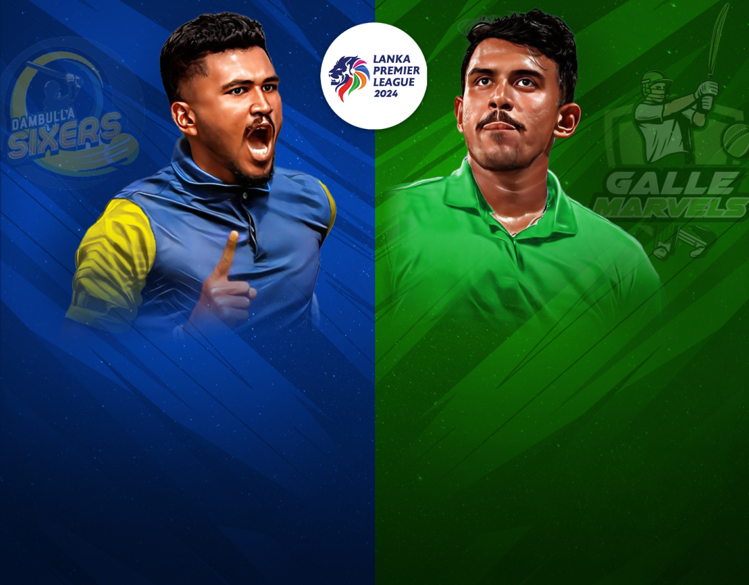 Match 12 of lanka premier league, 2024: dambulla sixers vs galle marvels banner