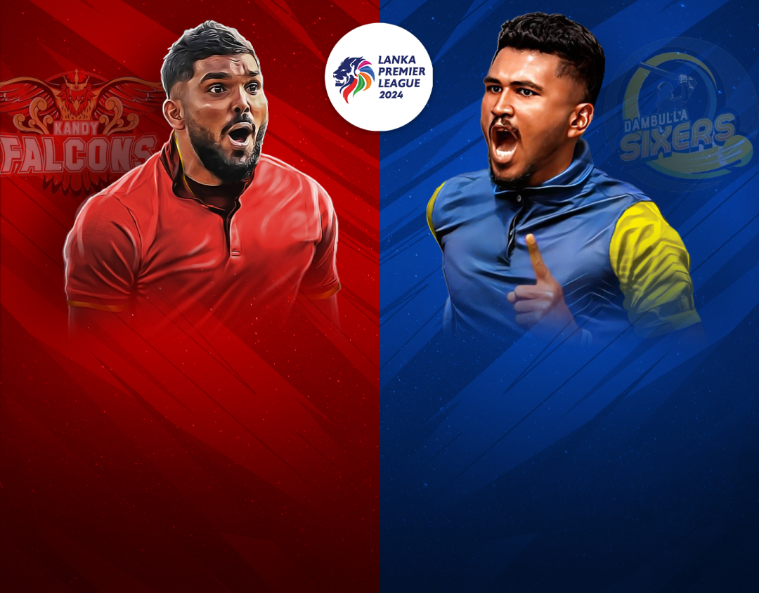 Match 18 of lanka premier league, 2024: kandy falcons vs dambulla sixers banner